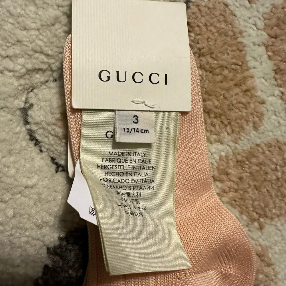 Brand new with tags Size 3 kids 12/14 cm Gucci socks